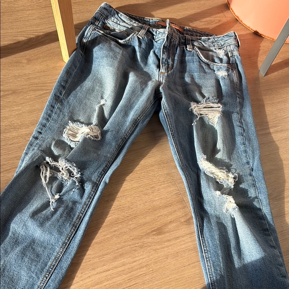 Joe's Jeans Blue Ankle Cropped Denim